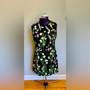 Victoria Beckham for Target Black Floral Dress